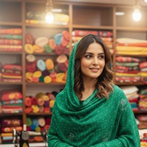 TikTok Print Cotton Veil